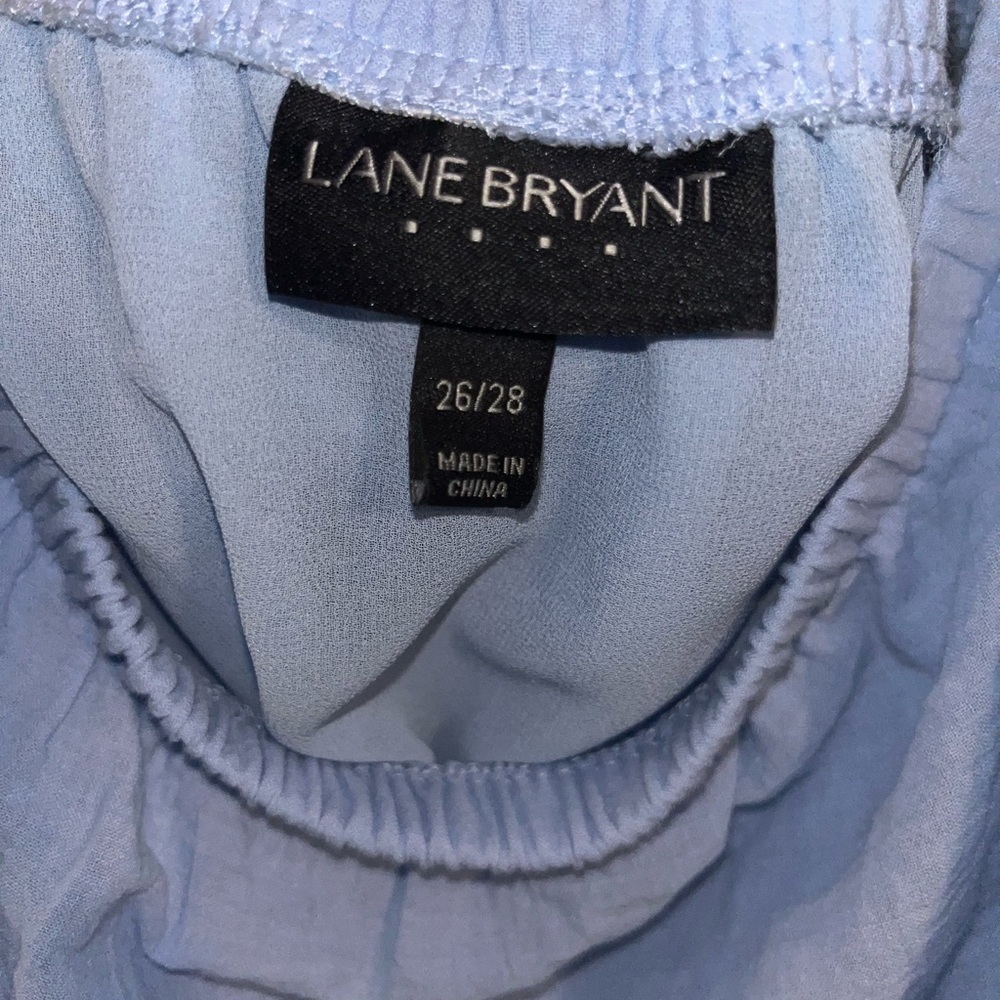 Lane Bryant Off the Shoulder Embroidered Blouse Sz 26/28 - Picture 2 of 7